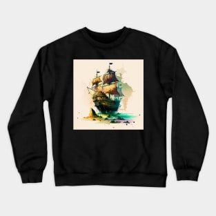 Pirate Ship - the goonies Crewneck Sweatshirt